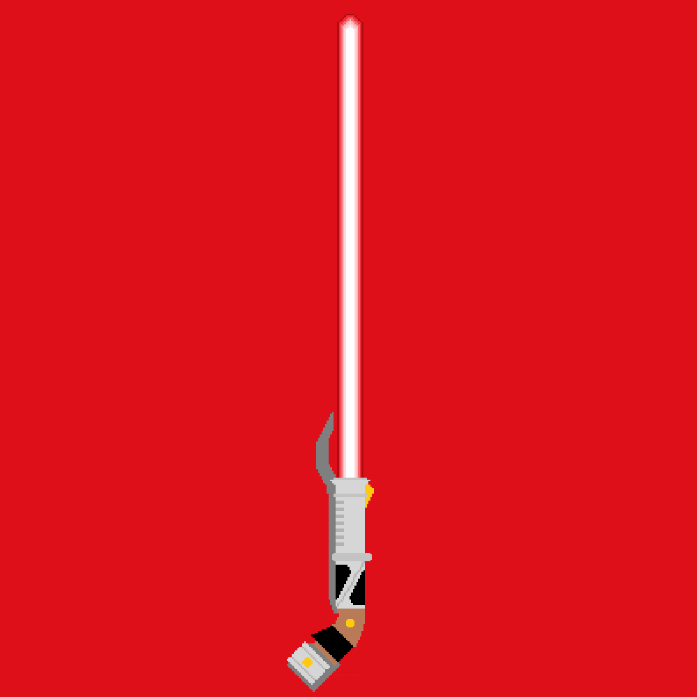 saberbits's tweet photo. "Twice the pride, double the fall."

Considering the approaching 20th anniversary of the release of Episode II - Attack of the Clones, I couldn't forget Count Dooku/Darth Tyranus' iconic curved-hilted lightsaber! It was first seen in the aforementioned movie. https://t.co/YJrctPHP2s