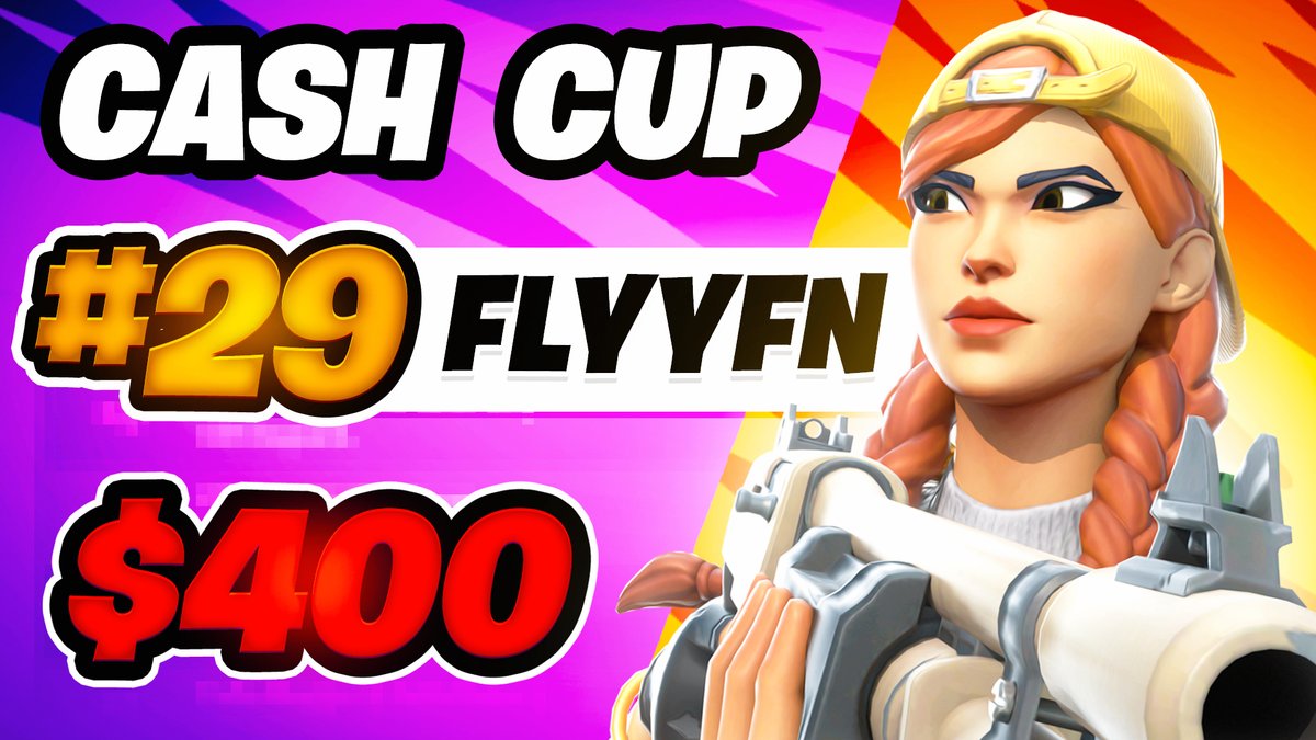 Flyyfn2's tweet photo. My Solo CC Finals Video is out! 🔥

"29TH PLACE in Solo Cash Cup FINALS! 🏆 ($400)"

📺 https://t.co/trI3xF2yKg

Support is highly appreciated ❤️ https://t.co/6Imp3LCHsW