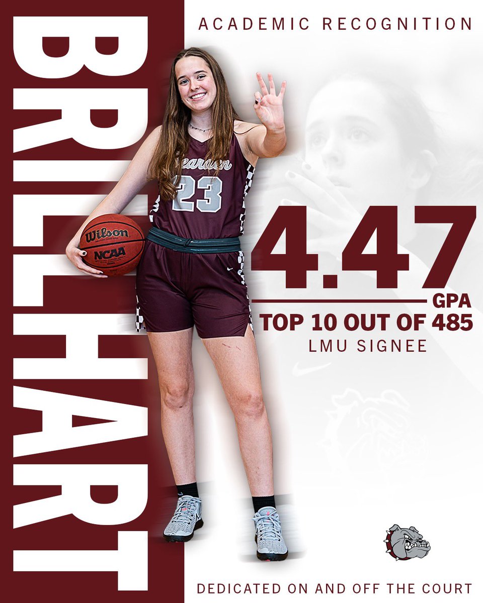 BHSLadyBulldogs's tweet photo. Elite on the court… Elite in the classroom! We are so proud of you Maddie! #GoBulldogs #StateChamps https://t.co/ZisZpOHQoR