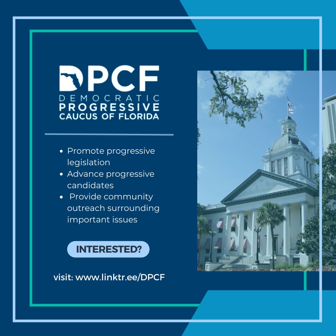 ProgressiveFL's tweet photo. DPCF Objectives 📣 
🔹 Promote progressive legislation
🔹 Advance progressive candidates
🔹 Provide outreach surrounding important issues

#DPCF #Florida #FloridaProgressives https://t.co/ZcXyTg2cHP