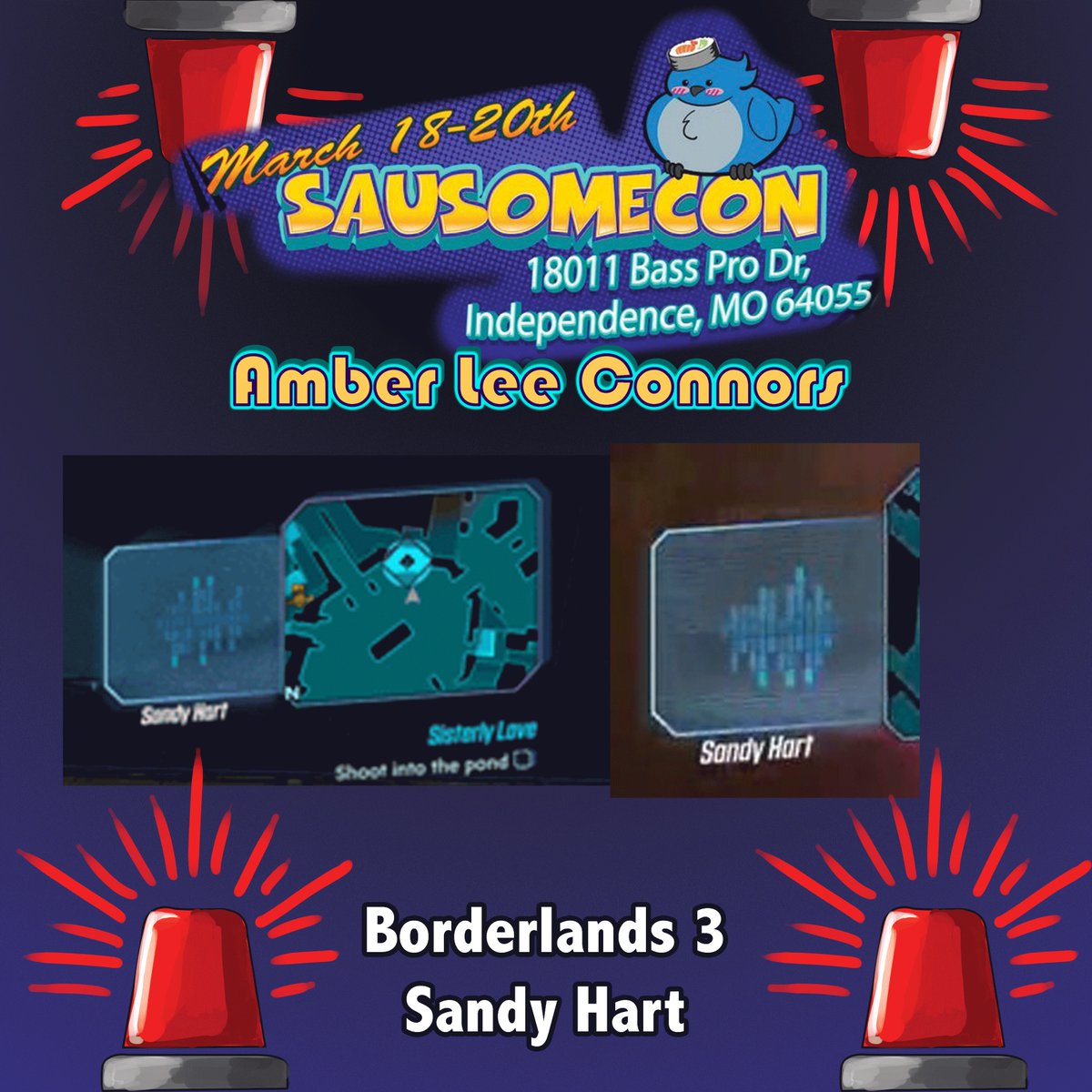 Sausomecon's tweet photo. WHO IS EXCITED!!
We have a bunch of borderlands, voice actors
Come join us and get your Badge today.  🎟️  https://t.co/Kl8WniY92E
We have a bunch of borderlands, voice actors
#anime #animecon #sausomecon #borderlands3 #borderlands #TinyTinasWonderlands #gamingcommunity #gaming https://t.co/ESqMZBNqb5