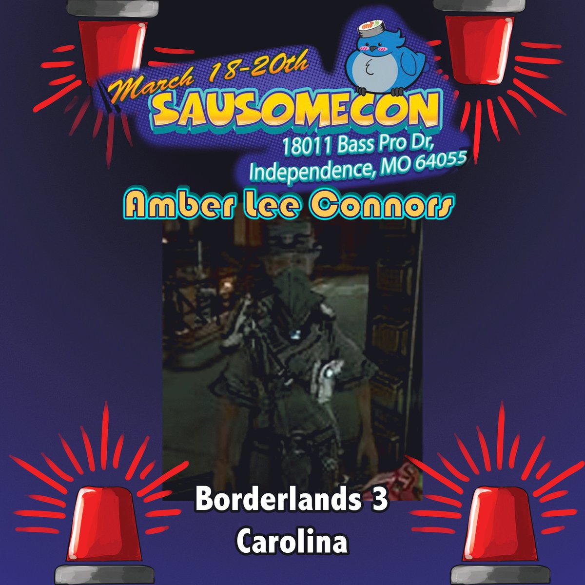Sausomecon's tweet photo. WHO IS EXCITED!!
We have a bunch of borderlands, voice actors
Come join us and get your Badge today.  🎟️  https://t.co/Kl8WniY92E
We have a bunch of borderlands, voice actors
#anime #animecon #sausomecon #borderlands3 #borderlands #TinyTinasWonderlands #gamingcommunity #gaming https://t.co/ESqMZBNqb5