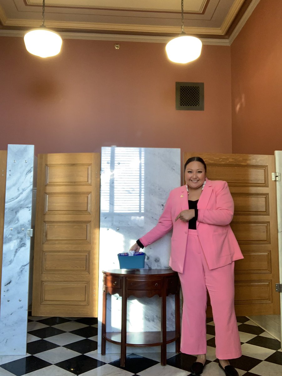 HaswoodForKS's tweet image. A10: Actually @ToryMarieAB worked with me to get FREE menstrual products (pads &amp;amp; tampons) in the 3rd floor chamber woman’s restroom. It’s a small step but a step in the right direction! #ksleg #MAPchat