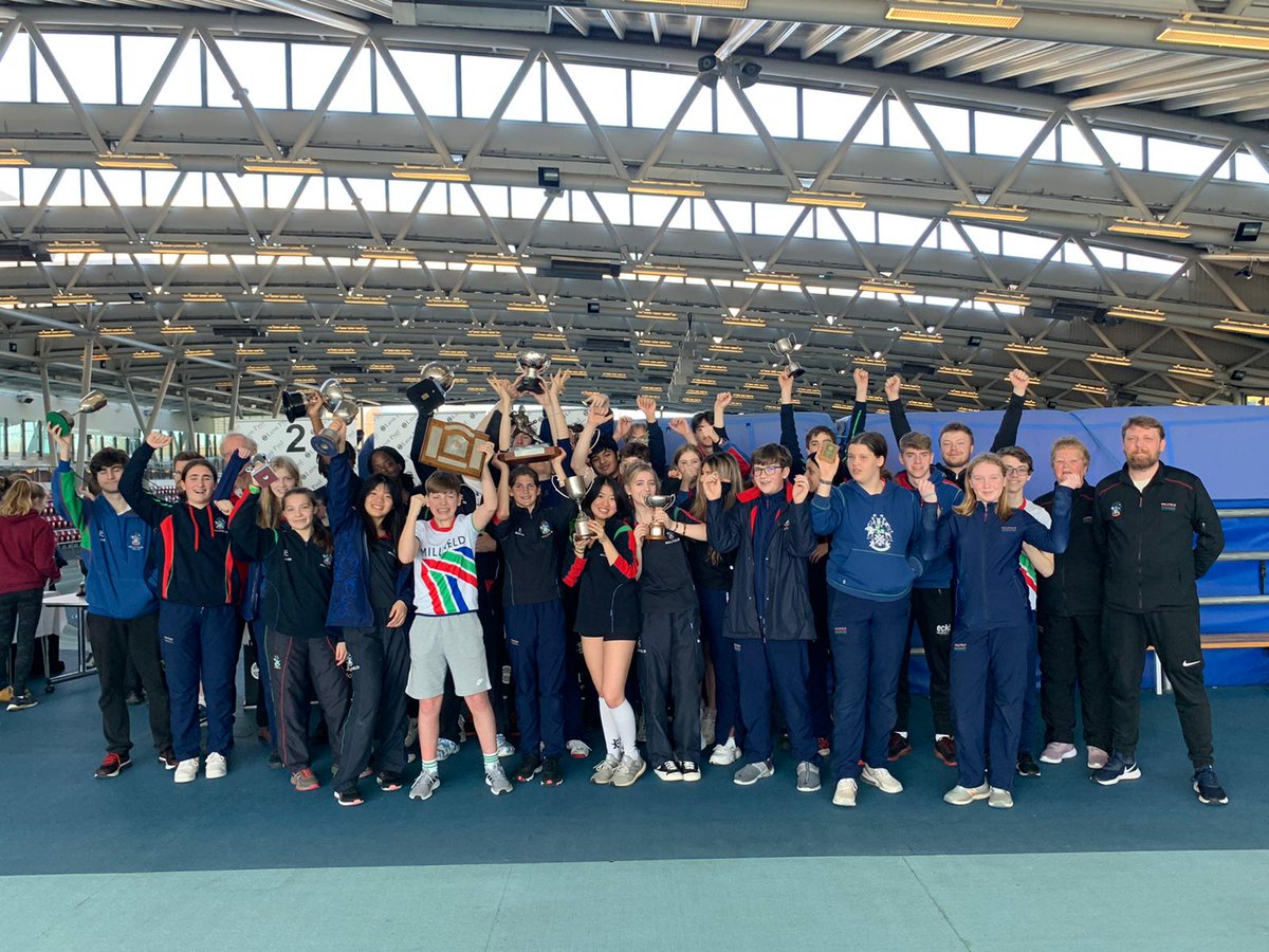 🤺Public Schools Fencing🤺

🥇🎉OVERAL SCHOOL CHAMPIONS 2022🎉🥇

Amazing acheivements this week from every single student. 
🔴🟢🔵

#bebrilliant
<a href="/MillfieldSport/">MillfieldSport</a>
<a href="/MillfieldSenior/">Millfield School</a>
<a href="/MPS_Sport/">Millfield Prep Sport</a>
<a href="/GlenGolding/">Glen Golding</a>
<a href="/NLewis24/">Nathaniel Lewis</a>
<a href="/MillfieldMPC/">Millfield Modern Pentathlon</a>