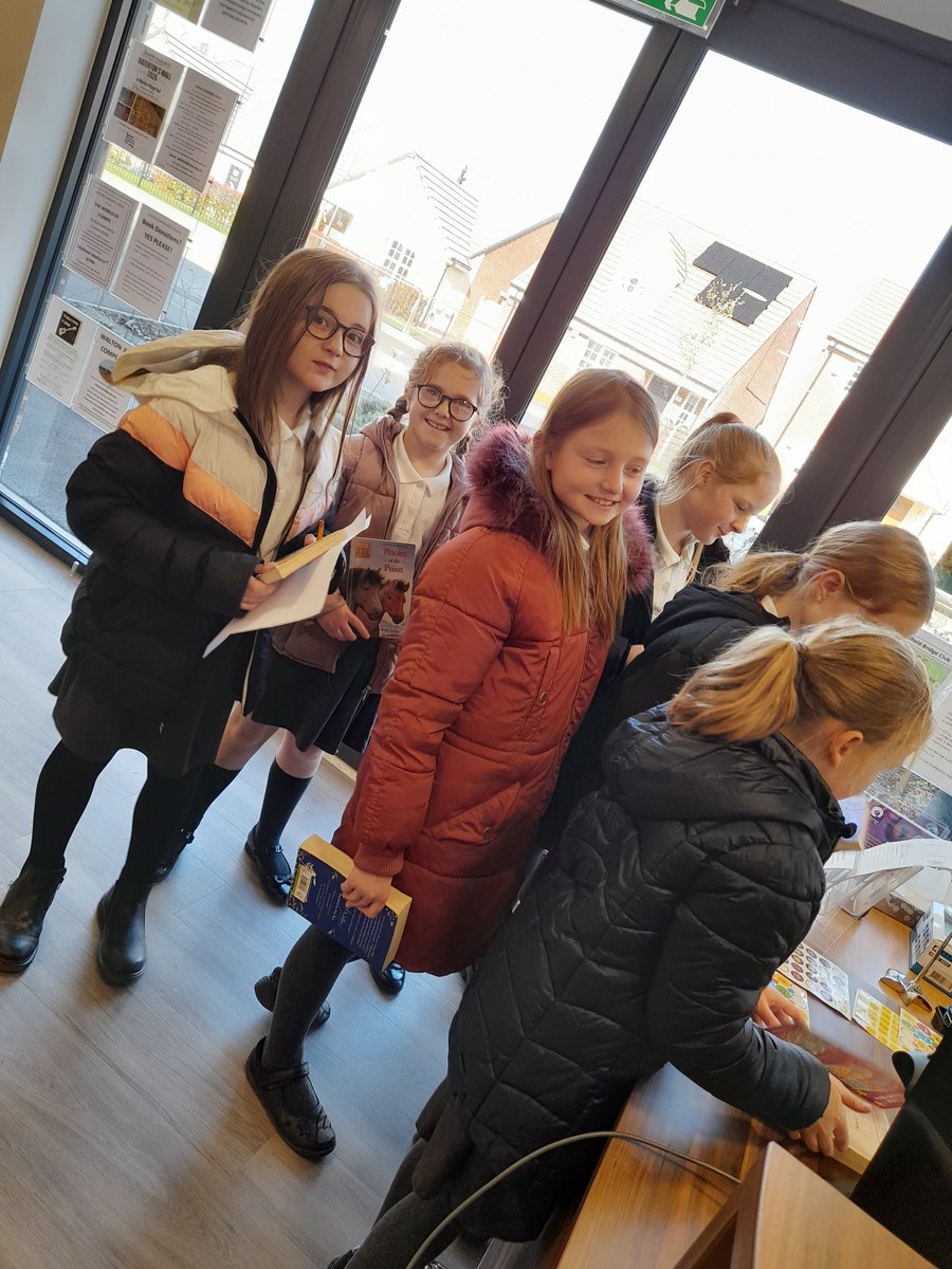 AcademyWalton's tweet photo. Class 7 enjoyed their visit at the new library in Walton this afternoon. Children were able to choose a book to take home.  Thank you for having us @walton_library! 📖📚
#WPAReading
@WatertonTrust 
@WkfdOfficial https://t.co/xfEjRZGf9z