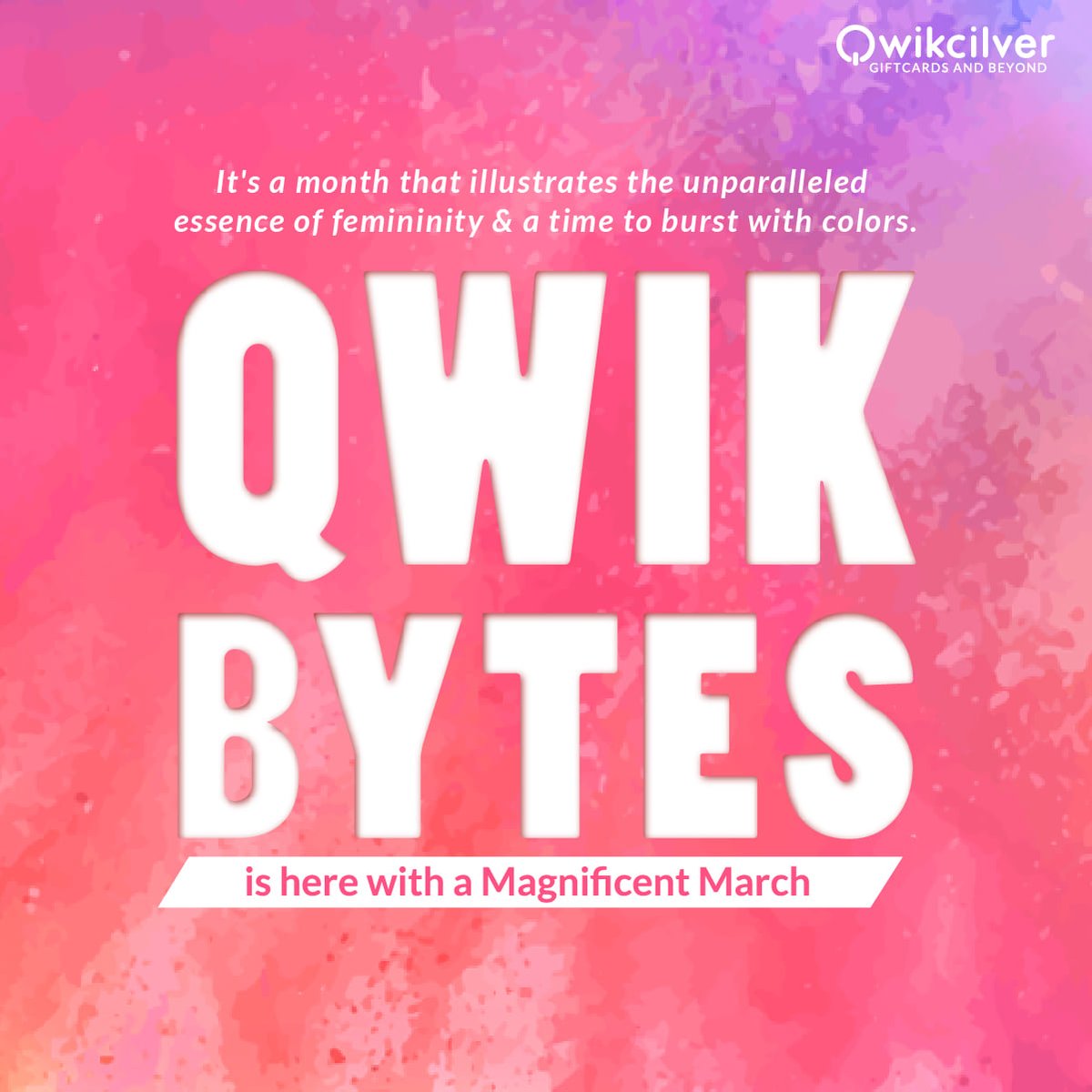 pinelabsprepaid's tweet photo. It's time to burst with color, ideas, and innovations. We are excited to share #Qwikbytes for Magnificent #March! Take a peek at our latest #launches of incredible #giftcards, #promotional programs, and Wow yourself with #Woohoo surprises. Read more link https://t.co/uXlAFPP9ii https://t.co/S15Hlf4ACa
