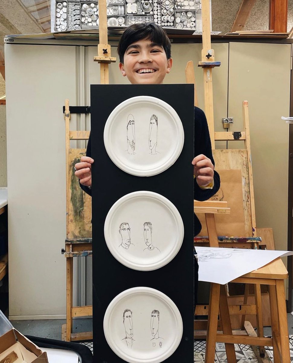 ArtCothill's tweet photo. Congratulations to August, who won an art scholarship to @RadleyArtDept! Well done on all of your hard work. 👏 #artscholar #weloveart #weloveboarding https://t.co/rzlxGfRMcy