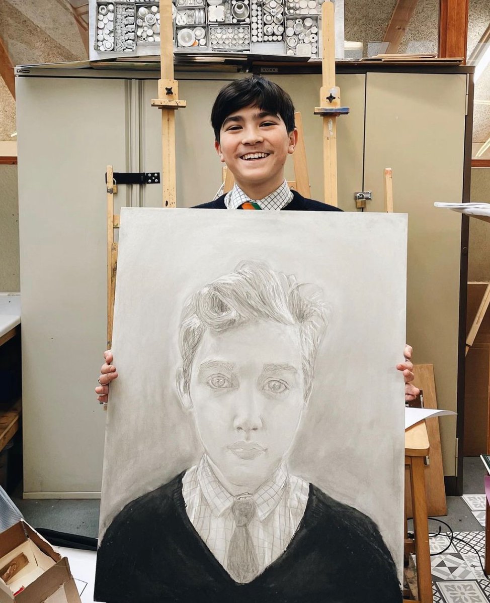 ArtCothill's tweet photo. Congratulations to August, who won an art scholarship to @RadleyArtDept! Well done on all of your hard work. 👏 #artscholar #weloveart #weloveboarding https://t.co/rzlxGfRMcy