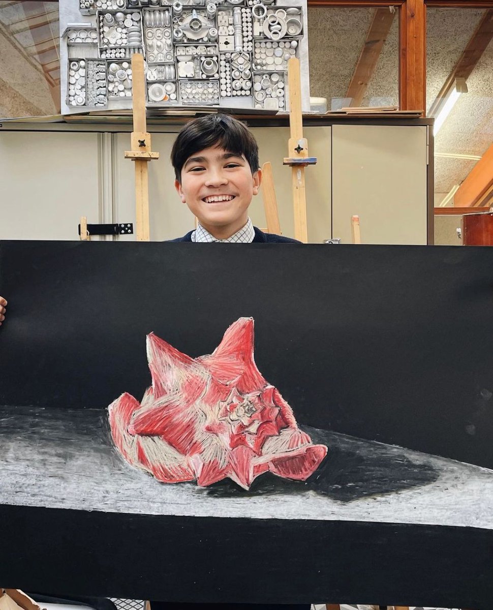 ArtCothill's tweet photo. Congratulations to August, who won an art scholarship to @RadleyArtDept! Well done on all of your hard work. 👏 #artscholar #weloveart #weloveboarding https://t.co/rzlxGfRMcy