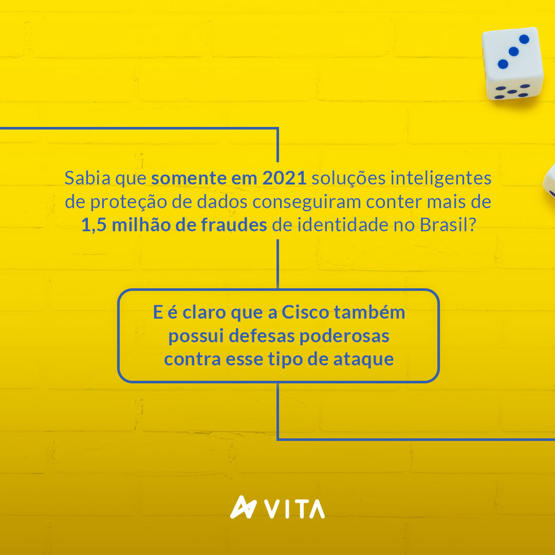 vitait's tweet photo. Golpes envolvendo roubo de identidade continuam em alta, fazendo milhares de vítimas todos os dias. Investir em soluções de segurança, como as oferecidas pela Cisco, é um caminho. 

#VitaIT #Tecnologia #Segurança #RouboDeIdentidade #Cisco https://t.co/qmth9Dl1T1