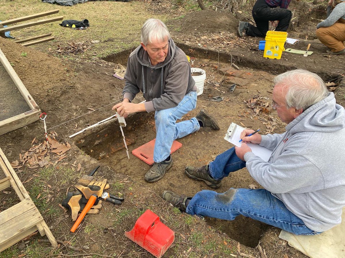 kingwillcoHS's tweet photo. Archaeology days are back! Join us on March 24, April 11, April 14, and April 28 from 10-4 at the Tavern site next to the Historic Courthouse for tours of the site and to help with excavations. https://t.co/eC8lm8DRNd