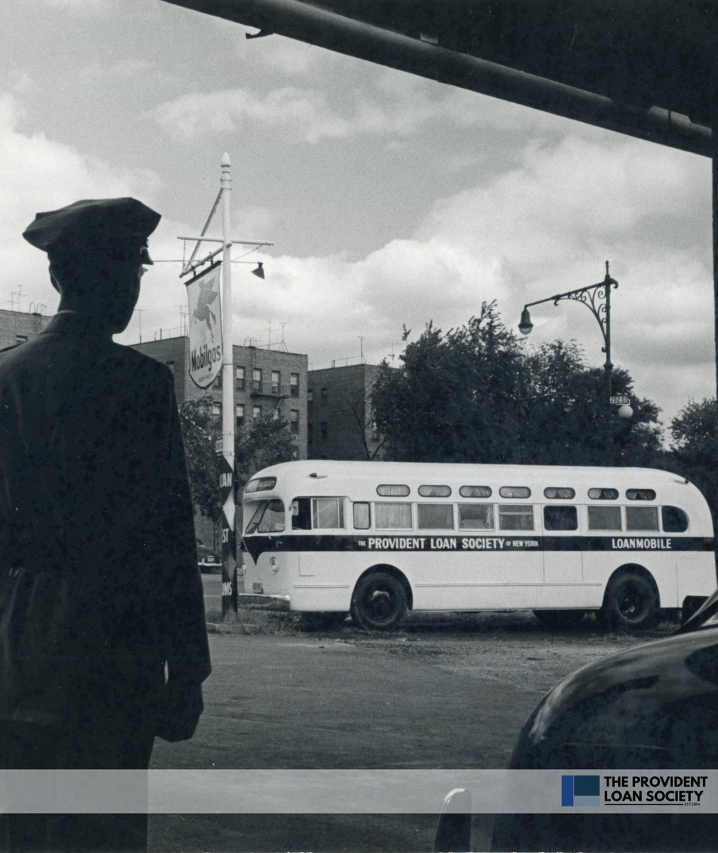 ProvidentLoanNY's tweet image. #TBT: In the 1950s the Loanmobile parked in a different location every day of the week. Today you can visit 1 of our 5 branches in #NYC or our website and get #quickmoney from anywhere in the U.S.