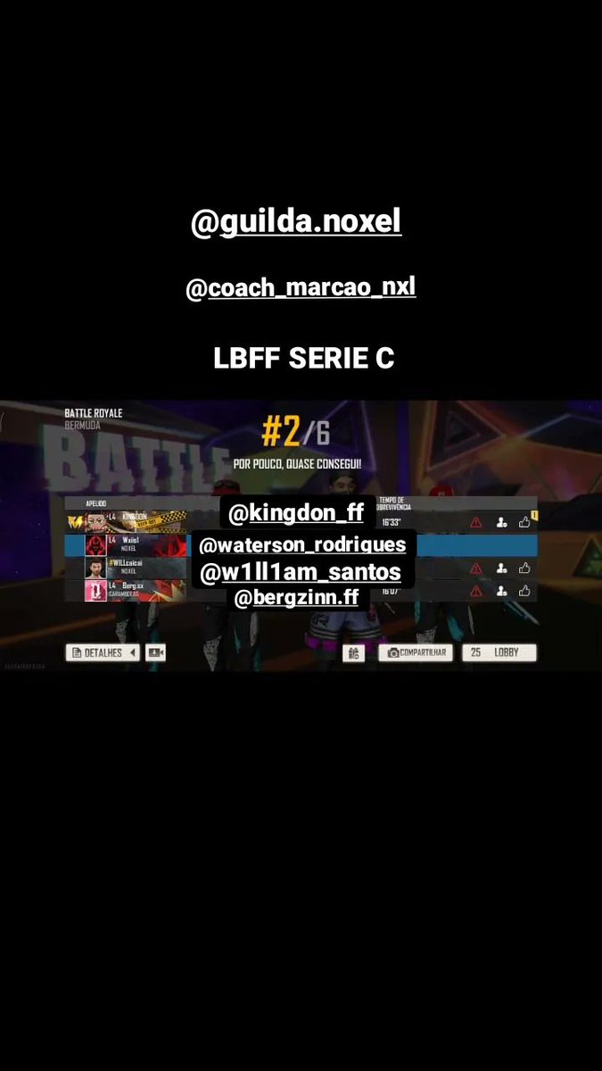 Classificados !!! Objetivo alcançado com uma partida bem jogada e a LINE funcionando perfeitamente, call ,estratégia , raciocínio e objetivo de queda perfeito

Agora é foco e trabalho pra 2° fase e buscar a classificação pra 3° um passo de cada vzs !!