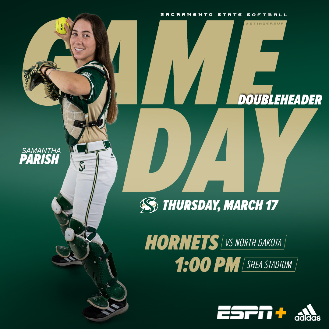 SacStSoftball's tweet image. Gameday! Hornets host a doubleheader today vs. North Dakota at 1 pm. Games will be streamed on ESPN+

📺 hornetsports.com/links/mj84da
📊 hornetsports.com/links/j5arba