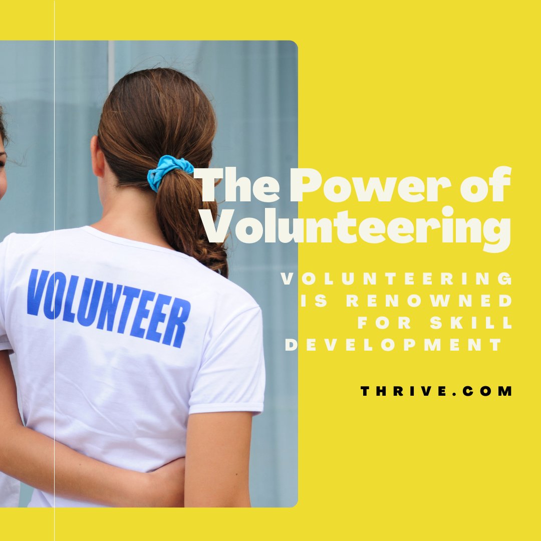 PowerSpace4u's tweet photo. It is proven that volunteering can improve your personal and professional skills. According to https://t.co/7tQDbOkkDS, skill development is enhanced. #volunteering https://t.co/f4r5nOB02V