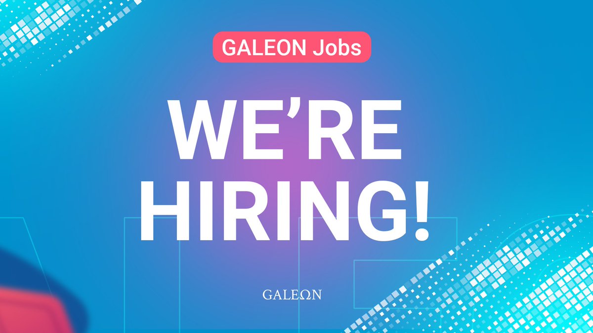 GaleonCare's tweet photo. 💼Galeon recrute !
5 postes en CDI sont à pourvoir ! Si vous avez le goût du challenge, vous êtes curieux et l'envie de participer à la construction de la santé de demain; alors postulez dès maintenant pour rejoindre l'équipe 💪👇
> https://t.co/3EpYxq5E5u https://t.co/nJenVmjAX0