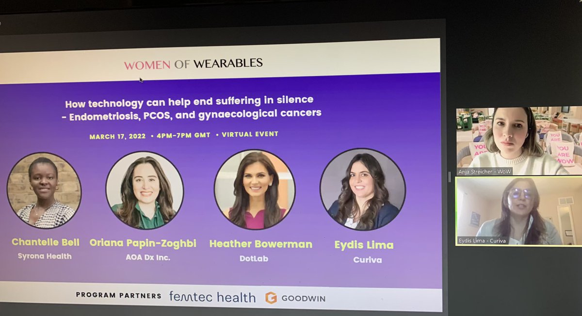 1OFFGINGER's tweet photo. “We are the champions of our own health 💪 keep asking Q’s &amp; get a second opinion or more!!” 
Great advice from Eydis Lima @curiva_co @Women_Wearables @MarijaButkovic 
#women #Health #femtechealth https://t.co/zHkx2dHsuM