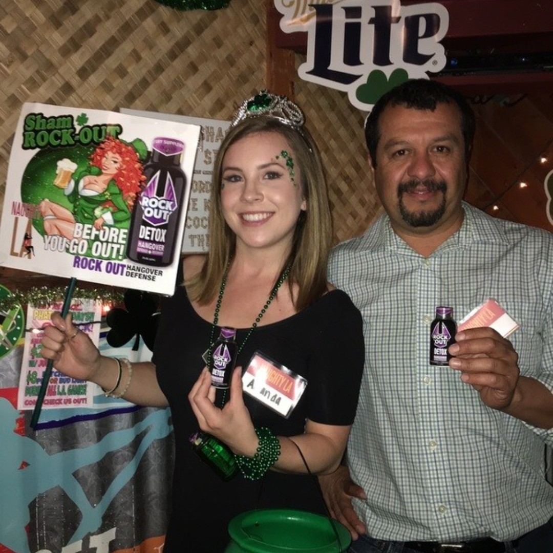 rockonsexy's tweet photo. #TBT ROCK OUT Hangover Shot Launches It's SHAMROCK OUT 
 St. Patricks Day pub crawl in Southern California. A Rock Out Hangover shot before the drinking begins makes fora better tomorrow. https://t.co/zrPPwknrul https://t.co/YuG09Gc7Dl
