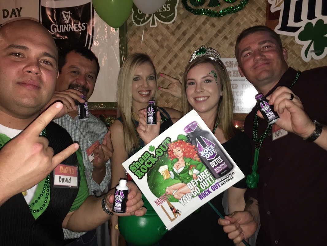 rockonsexy's tweet photo. #TBT ROCK OUT Hangover Shot Launches It's SHAMROCK OUT 
 St. Patricks Day pub crawl in Southern California. A Rock Out Hangover shot before the drinking begins makes fora better tomorrow. https://t.co/zrPPwknrul https://t.co/YuG09Gc7Dl