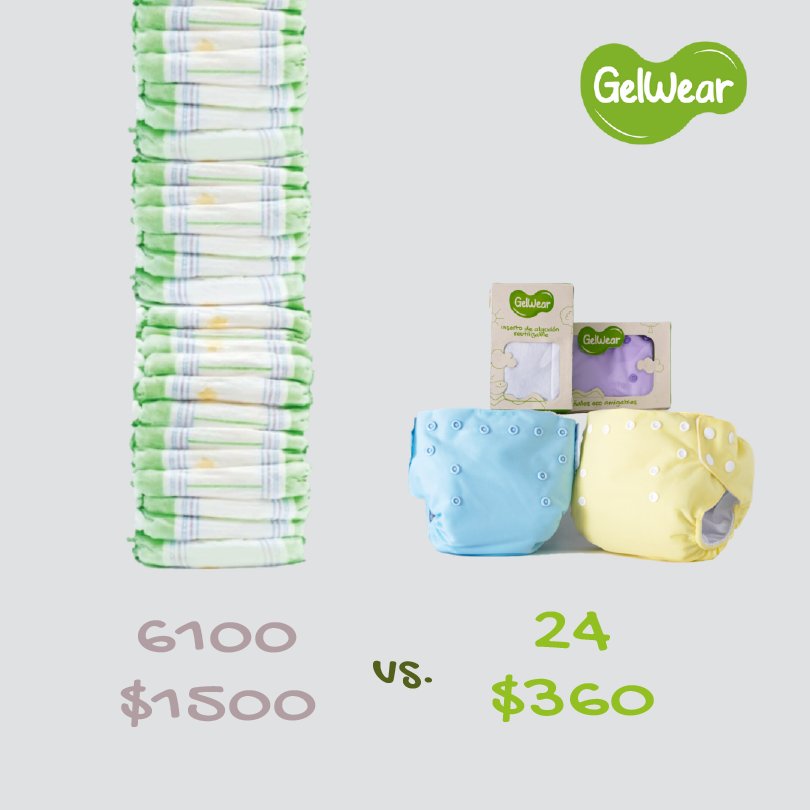 Y tú ¿Prefieres gastar y contaminar el medio ambiente o te unes a GelWear y le das el mejor cuidado a tu bebé mientras ahorras y salvas al planeta?
💚💵🌎🚼

#gelwear #pañalesreutilizables #ecuador #pañalesecoamigables #ahorro #pañales