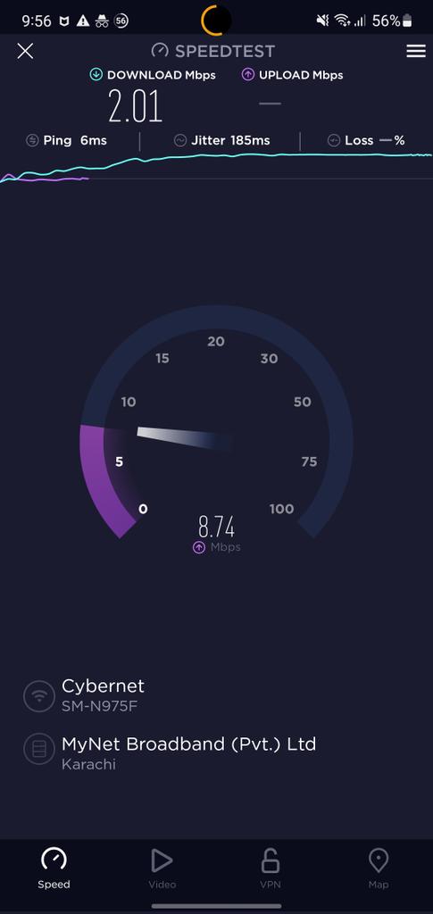 freddy_v8_'s tweet photo. Took me 30 mins to watch a 10 min video at 360p thanks to all the buffering. #stormfiber #20mbps connection LOL jokes. https://t.co/aIKp5GwAo6