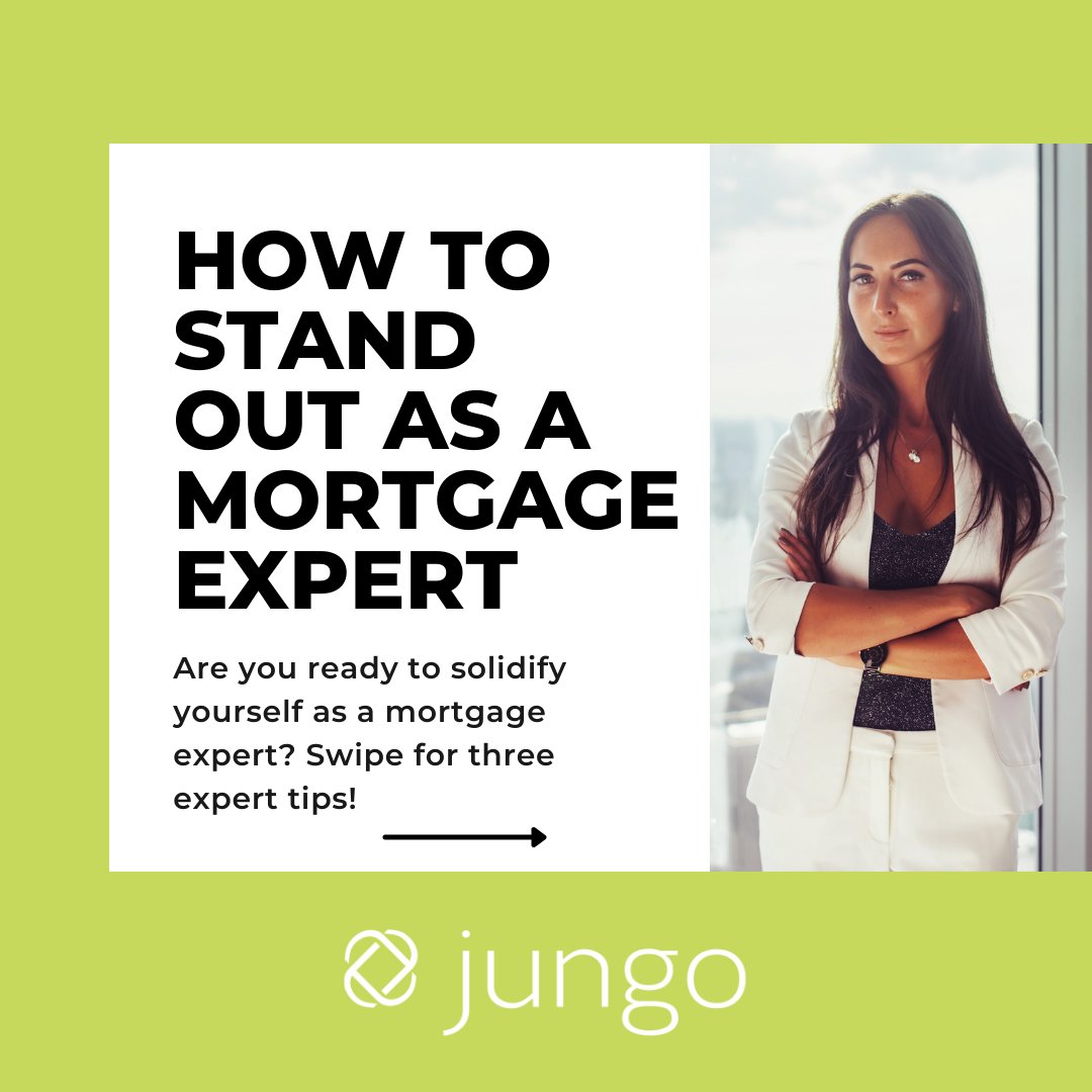 JungoInc's tweet photo. Ready to advance your career? Follow these tips to solidify yourself as the go-to mortgage expert! https://t.co/YaR3FuI0IH