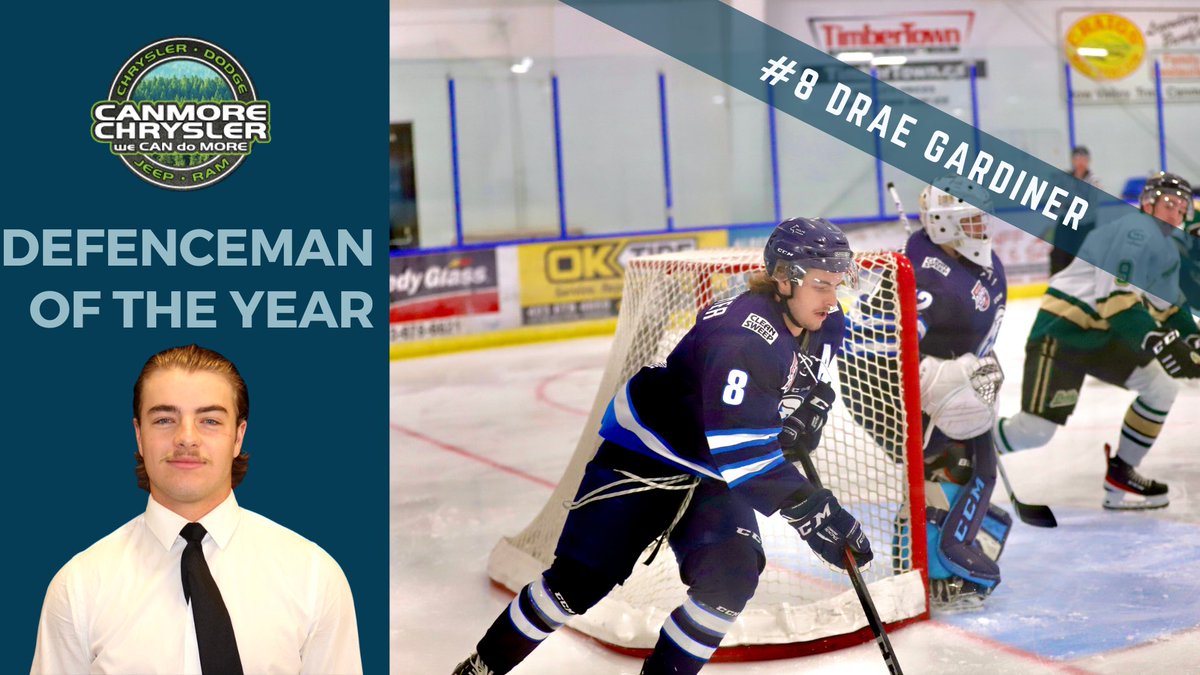 canmoreeagles's tweet photo. Defenceman of the year: #8 Drae Gardiner https://t.co/IkkwUcxapK