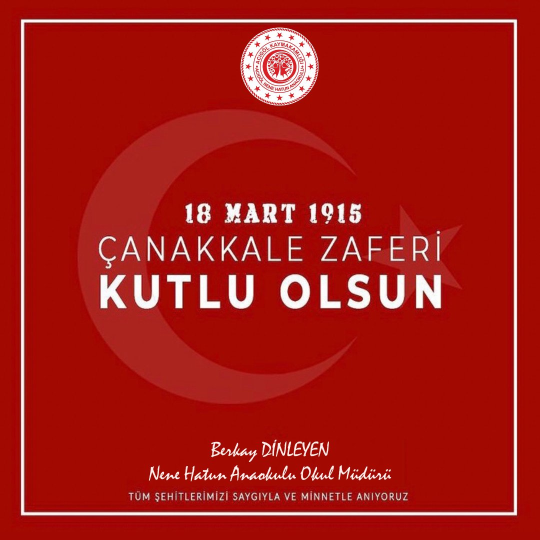 acigolnenehatun's tweet photo. 18 Mart 1915 Büyük zorluklar ve yokluklar içersinde kazanılan askeri ve siyasi başarı olmaktan öte inanç, azim ve yiğitlikle örülmüş bir destanın yaratılış tarihi...
Vatanımız için canlarını feda eden tüm Şehitlerimizi minnet ve rahmetle anıyoruz.🇹🇷
@semihkirim 
@MemetPolat0247 https://t.co/ZVi4GIM9iy
