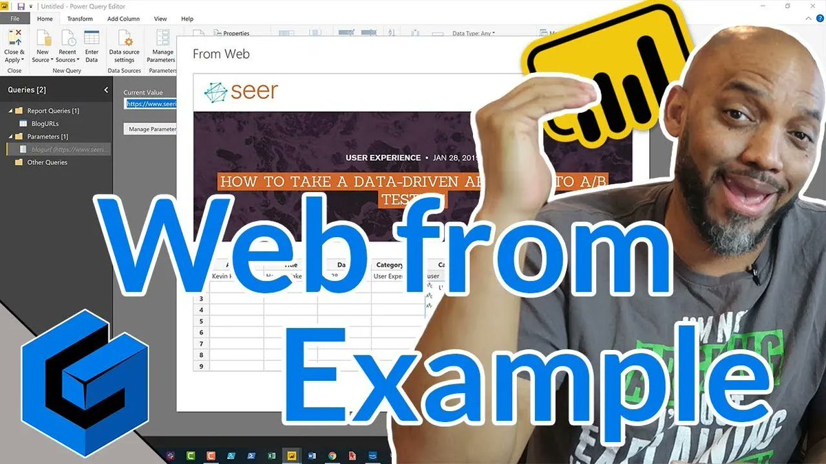 Dieses #PowerBI weiß immer wieder zu überraschen // Use Power BI Web From Example over multiple URLs  buff.ly/3J3URRL