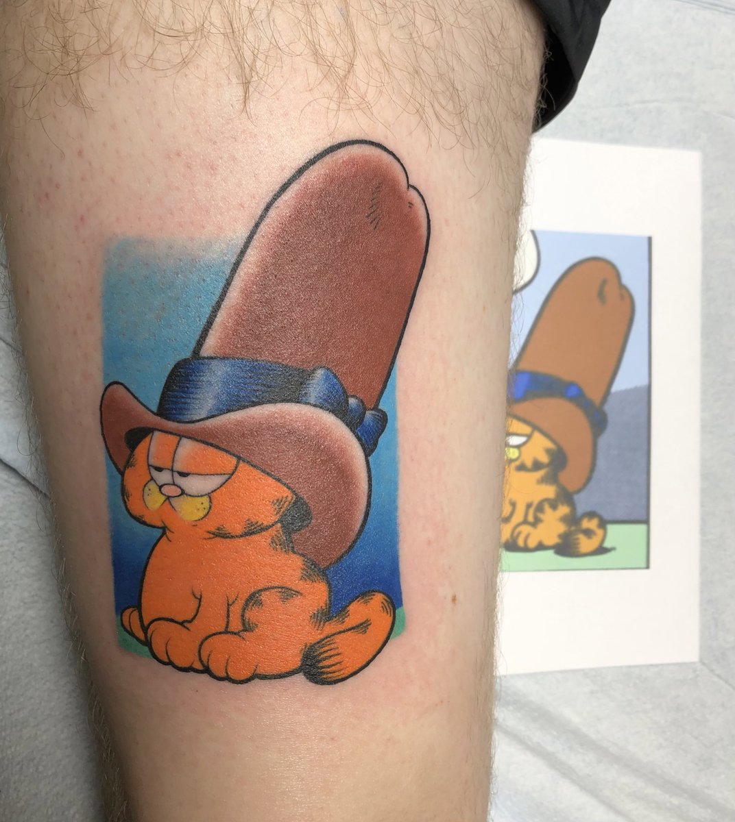 TheYard's tweet image. We told our Patreon at 10,000 members we would let them choose Nick’s next tattoo…

(that was a god damn mistake)