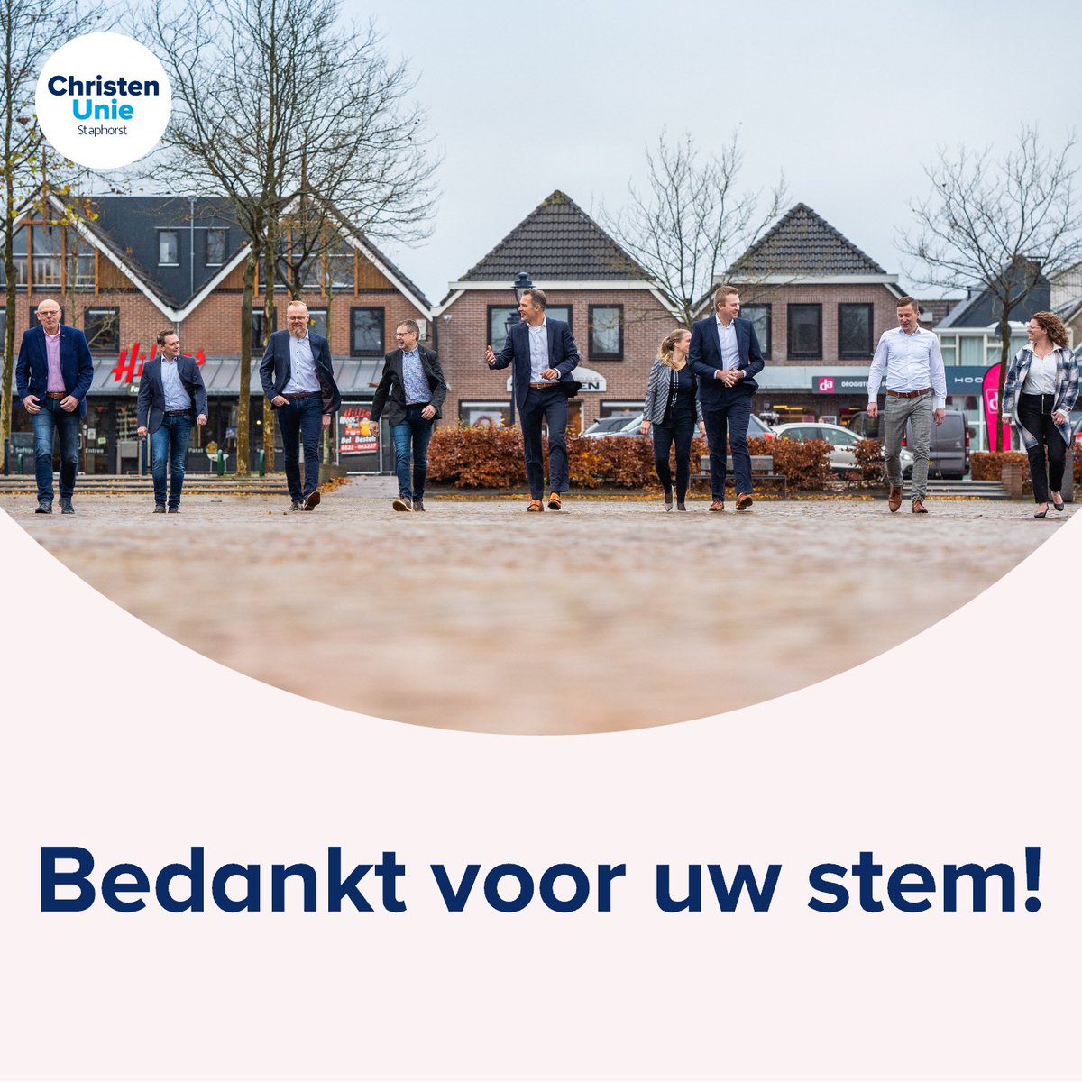 Kiezers bedankt! 

We zijn blij en dankbaar dat zoveel mensen hun stem aan de ChristenUnie hebben gegeven. Het resultaat is dat we ook in de komende jaren met vijf raadsleden onze stem hebben in de gemeenteraad. 

Met veel energie gaat team ChristenUnie weer voor u aan de slag!