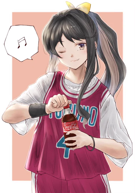 『さあいこう 今年こそ夕雲型がNO.1になる年だ!!(`>ω・')』
#艦これ #長波
毎年恒例の当鎮守府主催のバスケット大会にて夕雲型でチームを組んだようです!
ちなみに長波サマのポジションはPGでいきます!
さぁ、対戦チームはどこかな～?(∩'∀`)∩ 