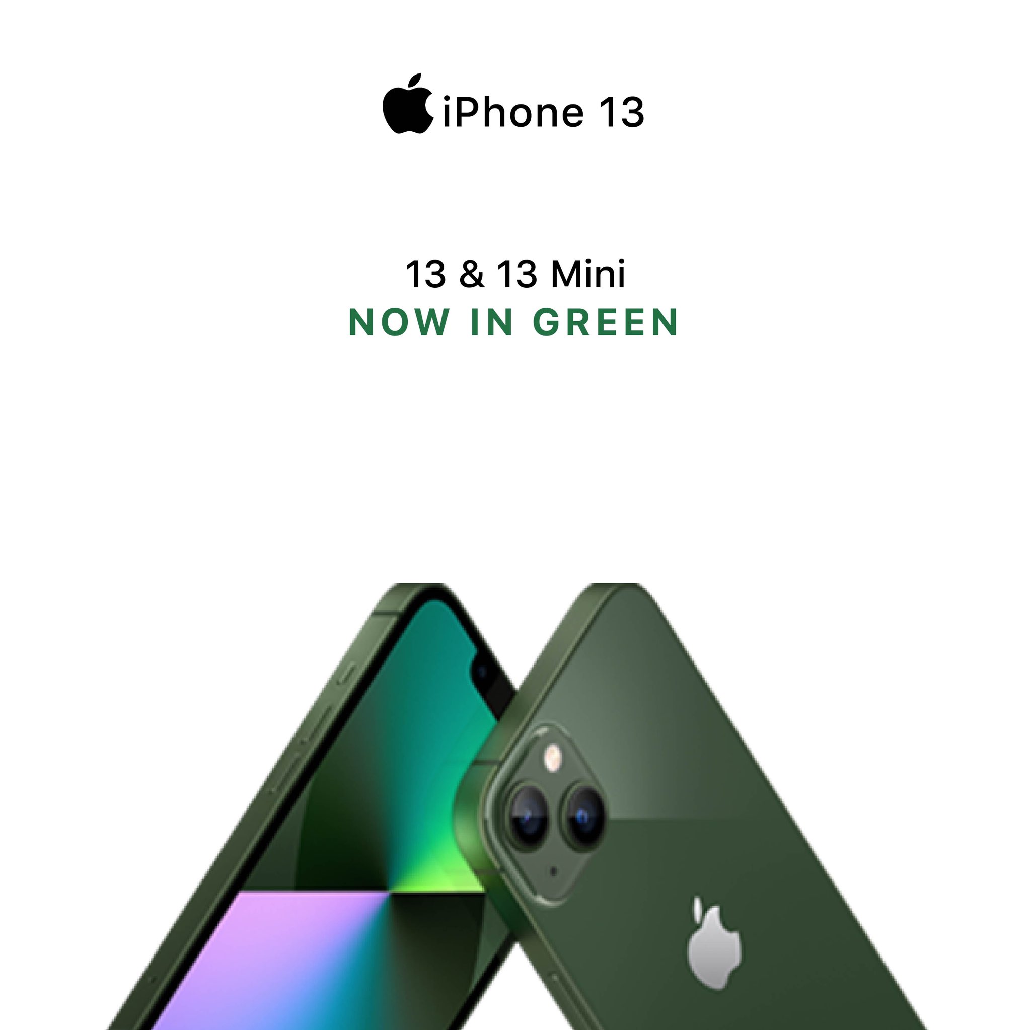 Jacky S Electronics Twitterissa Let S Go Green Iphone 13 13 Mini Are Now Available In Green Color Order Online T Co T6wavtsn1z Payment Plans Available Iphone13 Iphone13mini Iphone Greeniphone Dubai Abudhabi Uae Sharjah Ajman