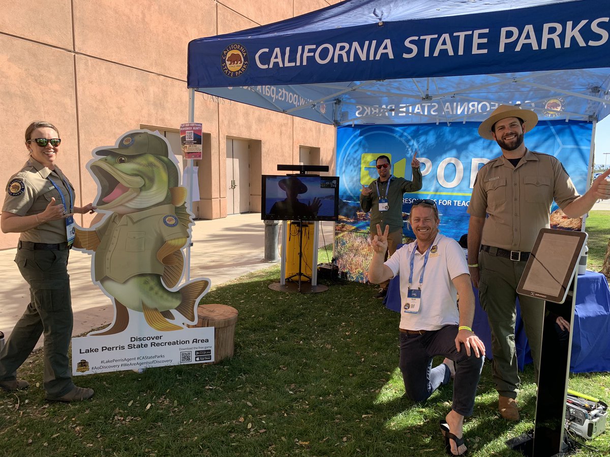 portsprogram's tweet photo. OK @cueinc let’s do this! Teachers, come find our #PORTSprogram booth today-Saturday outside! #cueconference #PORTSfan #castateparks https://t.co/nrO1tgDcex