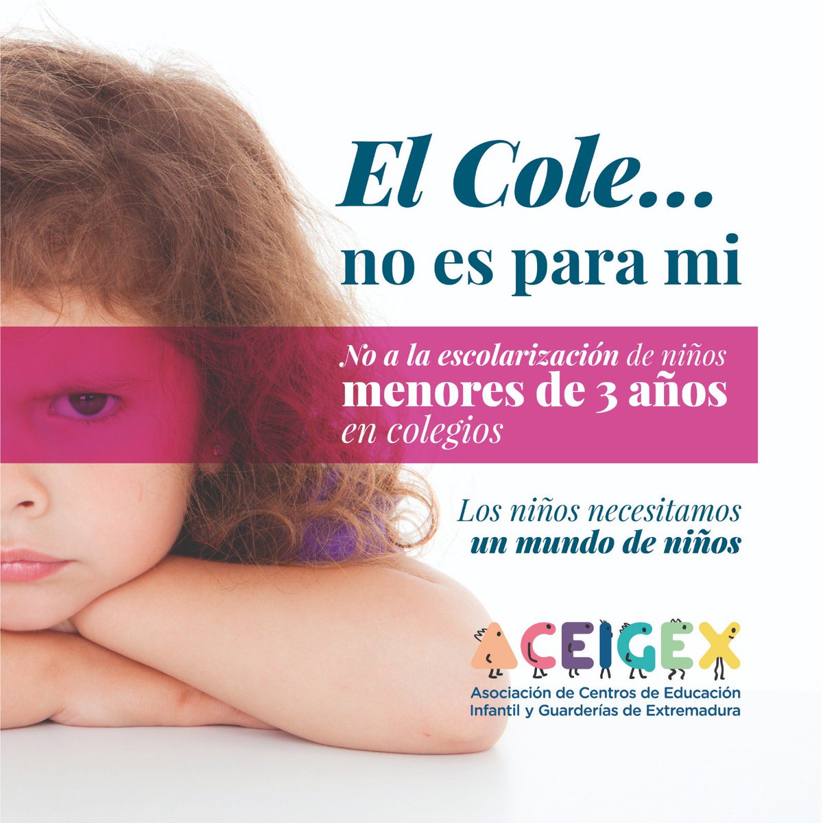 Estimadas familias, si muchos nos decís q con 3 años son muy pequeños e inmaduros para ir al cole, cómo les vais a obligar a ir antes? @Junta_Educacion <a href="/EstherGMoran/">Esther Gutiérrez</a> y <a href="/GFVara/">Guillermo Fdez Vara</a> abren esas aulas por un interés político y buscando votos, pero es una medida en contra de la infancia.