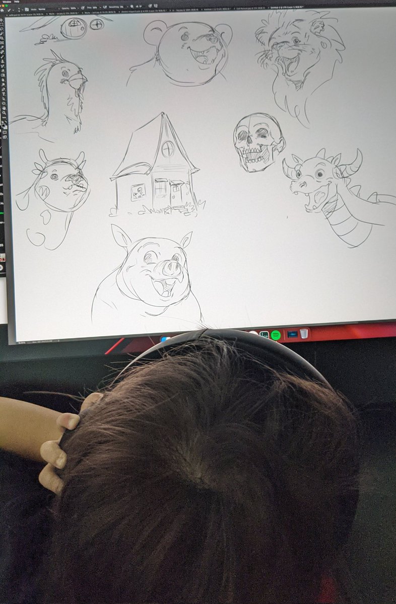 it's a snow day, that's means I got my incredible art director back 