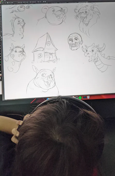 it's a snow day, that's means I got my incredible art director back 