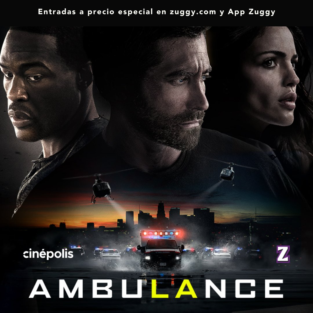 zuggymx's tweet photo. Estrenos de esta semana en #Cinepolis... 
¿Cuál vas a ver este fin de semana? 😎

Recuerda que puedes comprar tus boletos a precio especial en https://t.co/u5kKiYCD9Q y app zuggy.📲
#zuggy #ambulance #eizagonzalez #foofighters #terrorenelestudio666 #lapeorpersonadelmundo https://t.co/Z0C3vkNVKs