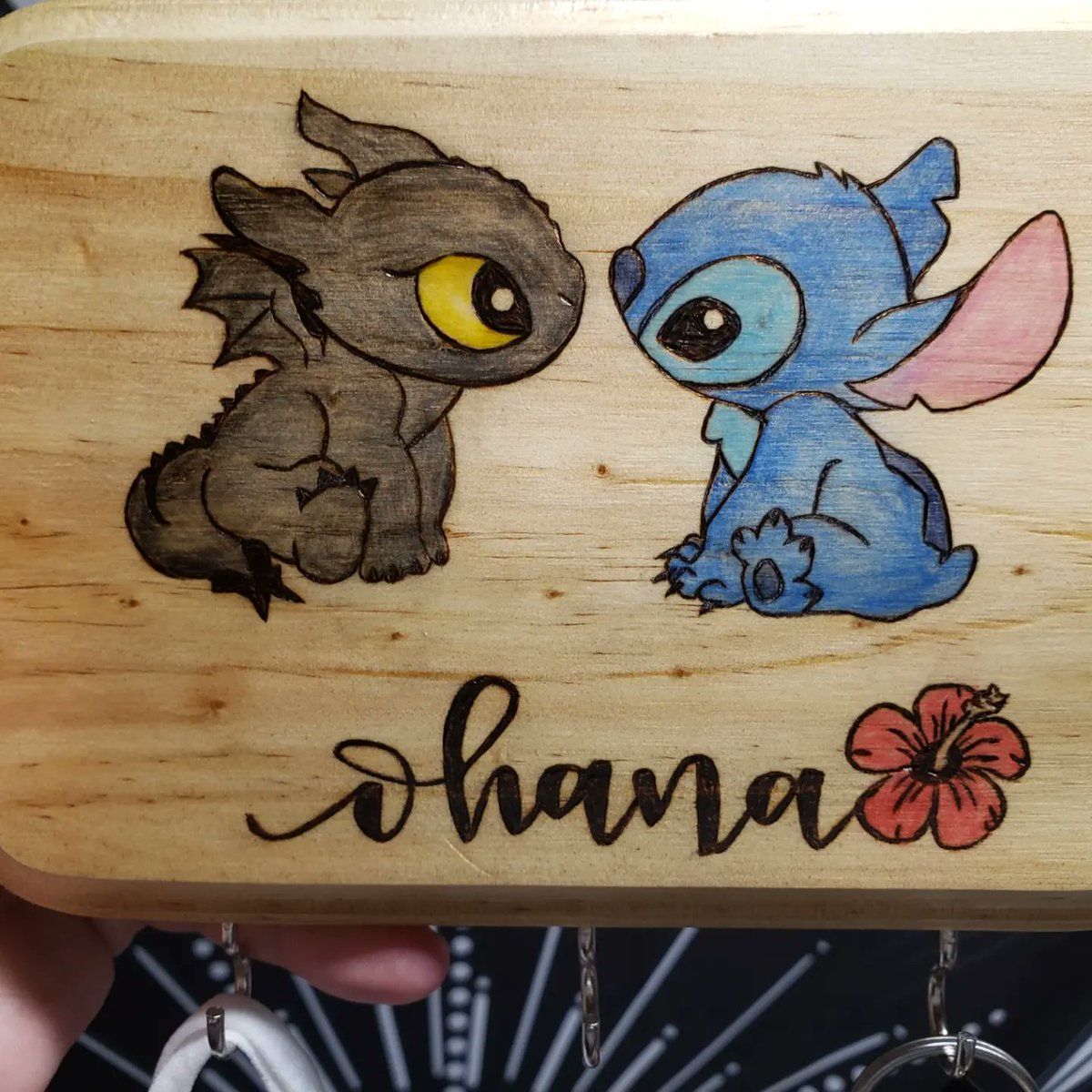 Handmade keyring holder