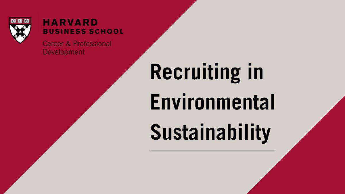 HBSRecruitMBA's tweet photo. What makes a career in environmental sustainability appealing to a @HarvardHBS student? @AdityaD21 (MBA 22) shares perspective https://t.co/KYsbzoKZfz https://t.co/11C5g4ueT5
