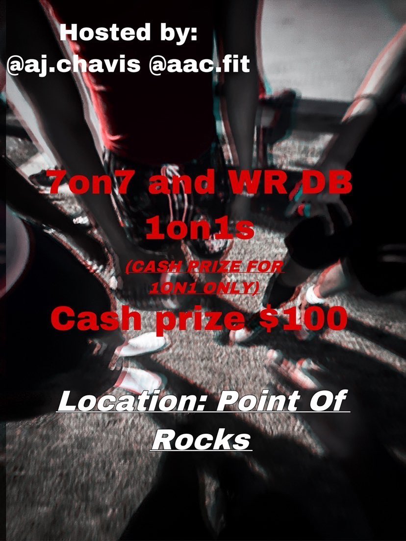 aj_chavis's tweet photo. I’m hosting a 1 on 1 and 7 on 7 event cash prize for winner of 1 on 1 
The date is April 2 for now https://t.co/YyqktEiLB8