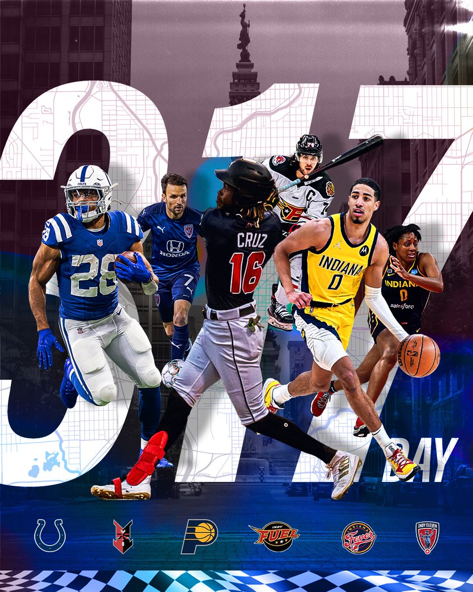 The sports capital of the world. Happy #317Day, Indy. ❤️