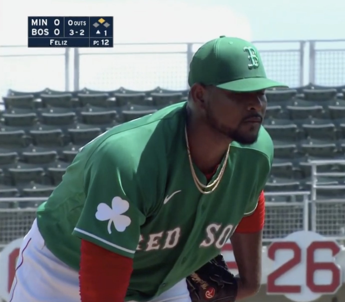 Chris Creamer  SportsLogos.Net on X: ☘️⚾ Live Baseball Uniform Alert! ⚾  ☘️ Boston #RedSox wearing green caps and jerseys this afternoon for  #StPatricksDay.   / X