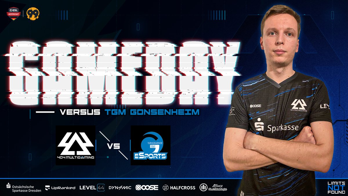 404_Multigaming's tweet photo. After our first won map last week, we hunt for more today! 🏹

⏰20:00
🆚 @TGMesportsMZ 
🦸  @Impulse_Xenon @OHissbach @Xtinct69 @Limucs @CsShred

📹: https://t.co/lbGE89pbwd 
Cast by @KnR_DD  and Check_Bang

#404WIN💙 #LIMITSNOTFOUND  #CounterStike #CSGO #ESLMby99DMG
@99DAMAGEde https://t.co/x9jwKGz59X