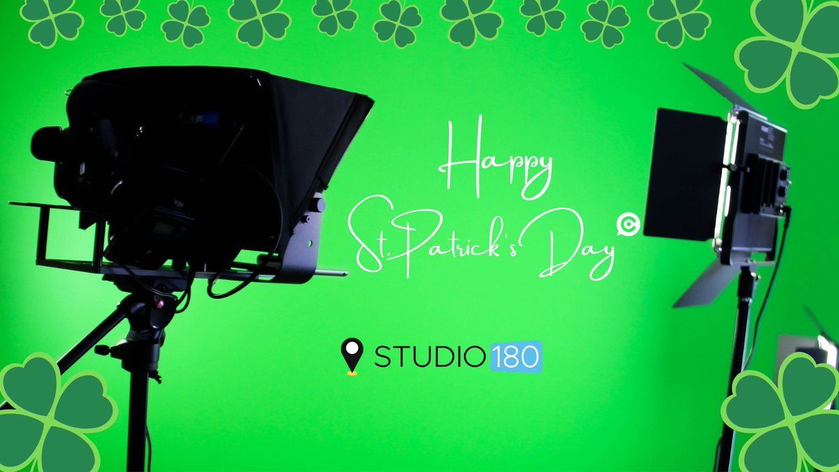 ConnectDot's tweet photo. Happy #StPatricksDay
Feeling LUCKY and thankful to be working with new clients in #Studio180 creating content with our GREEN screen and versatile studio space.
What creative content could you or your business use a green screen for?
#LetsConnect #ConnectDot https://t.co/RlS7iCtRFJ