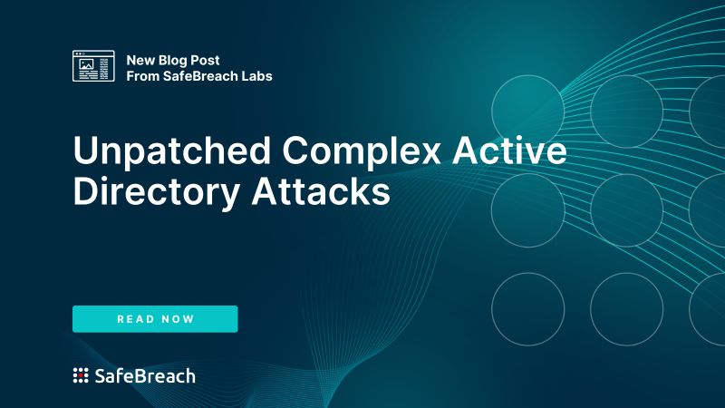 We’ve seen an increase in attacks that exploit unpatched critical vulnerabilities in Active Directory. SafeBreach researchers <a href="/oryair1999/">Or Yair</a> &amp; <a href="/HamamSaar/">Saar Hamam</a> explain two Active Directory attacks that can be used to escalate privileges in an organization.

lnkd.in/dutb2aJe
