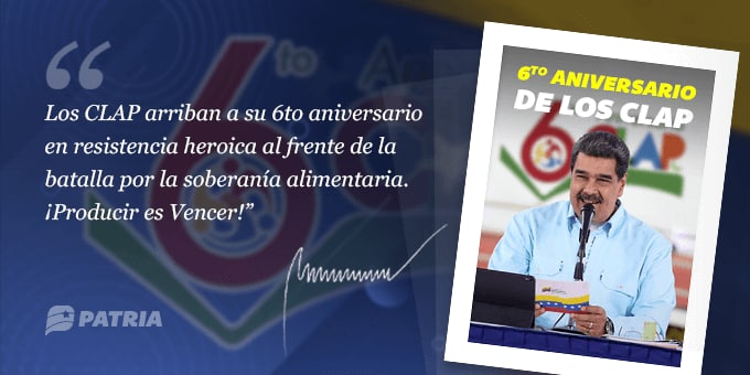 Bonosdelapatri1's tweet photo. 🚨 #ÚLTIMAHORA: lnicia la entrega del Bono #6toAniversarioDeLosCLAP enviado por nuestro Pdte. @NicolasMaduro a través del Sistema @CarnetDLaPatria

✅ Tendrá lugar entre los días #17Mar al #26Mar de 2022.

Via @BonosSocial
#RostrosProductivos https://t.co/fHa0zD7MnR