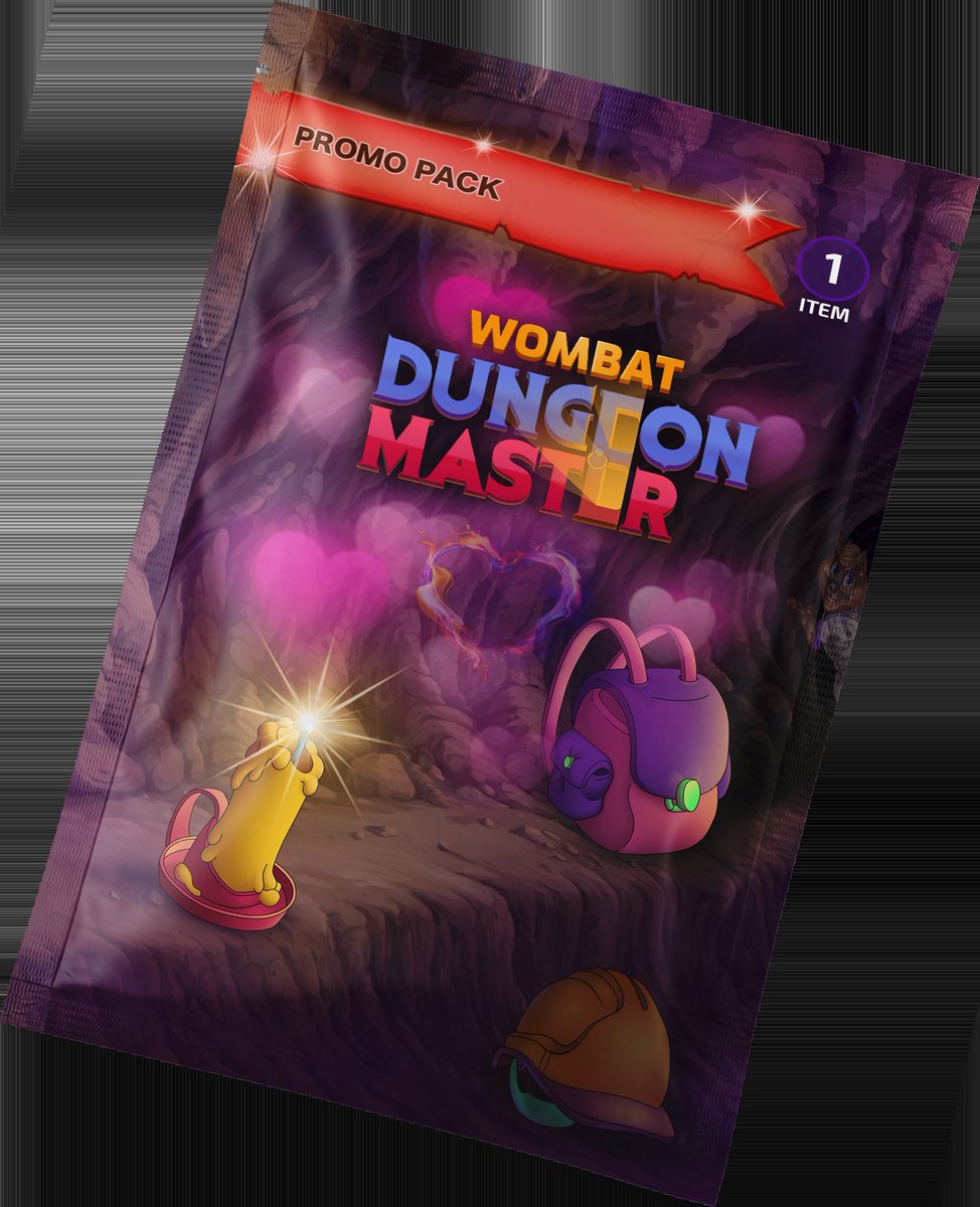 2× Promo Pack 🔥#NFT #Giveaways🎁

"Wombat Dungeon Master is a staking game on Wax &amp; Eos blockchain"

*Requirement
1️⃣Follow me &amp; <a href="/WombatDungeon/">Dungeon Master</a>
2️⃣Retweet &amp; Like  
3️⃣Tag 3 friends
4️⃣ Post Your Equipped Wombat Pic - dungeon.wombat.app

⌚End 72h

#NFTCommunity #WAXP #NFTdrop