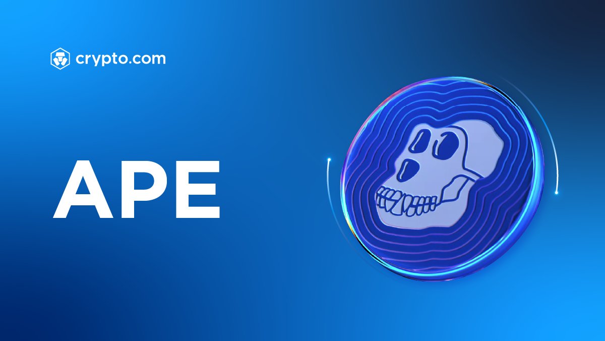 cryptocom's tweet photo. Today, we are thrilled to announce our listing of $APE in the https://t.co/vCNztABJoG App.

Why is $APE getting everyone excited and what is BAYC? 🙈

Learn more about it here 👇
https://t.co/QZQ3xb8Qae

@apecoin @yugalabs @BoredApeYC https://t.co/PbNzZAHIwe