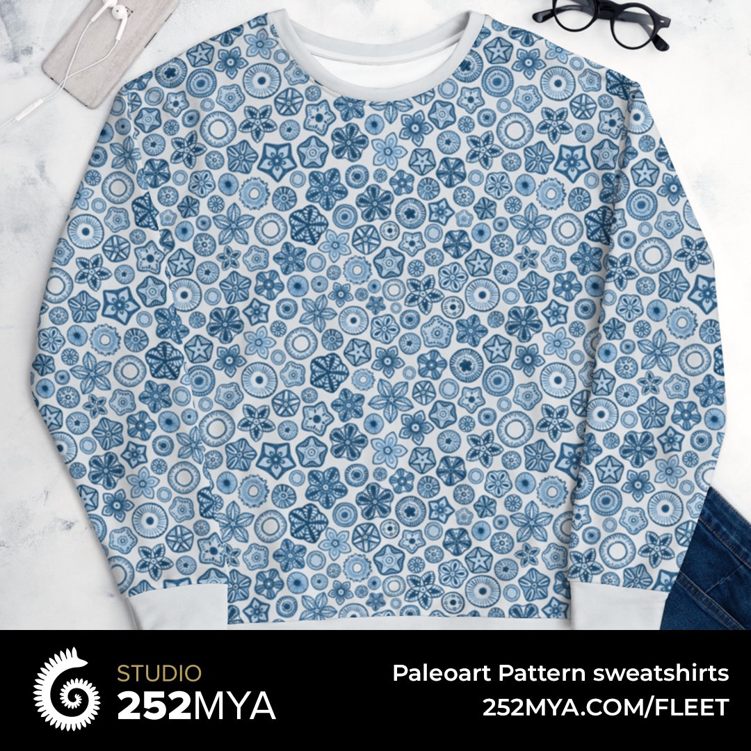 studio252mya's tweet photo. Spring is just around the corner, but it can still get pretty chilly. Keep warm with these lovely paleoart patterns by Caroline Fleet.
https://t.co/U0WBgorHSH
#patterndesign #paleoart #cambrian #crinoid #eurypterids #shark #illustration https://t.co/8jpl4Syyjz